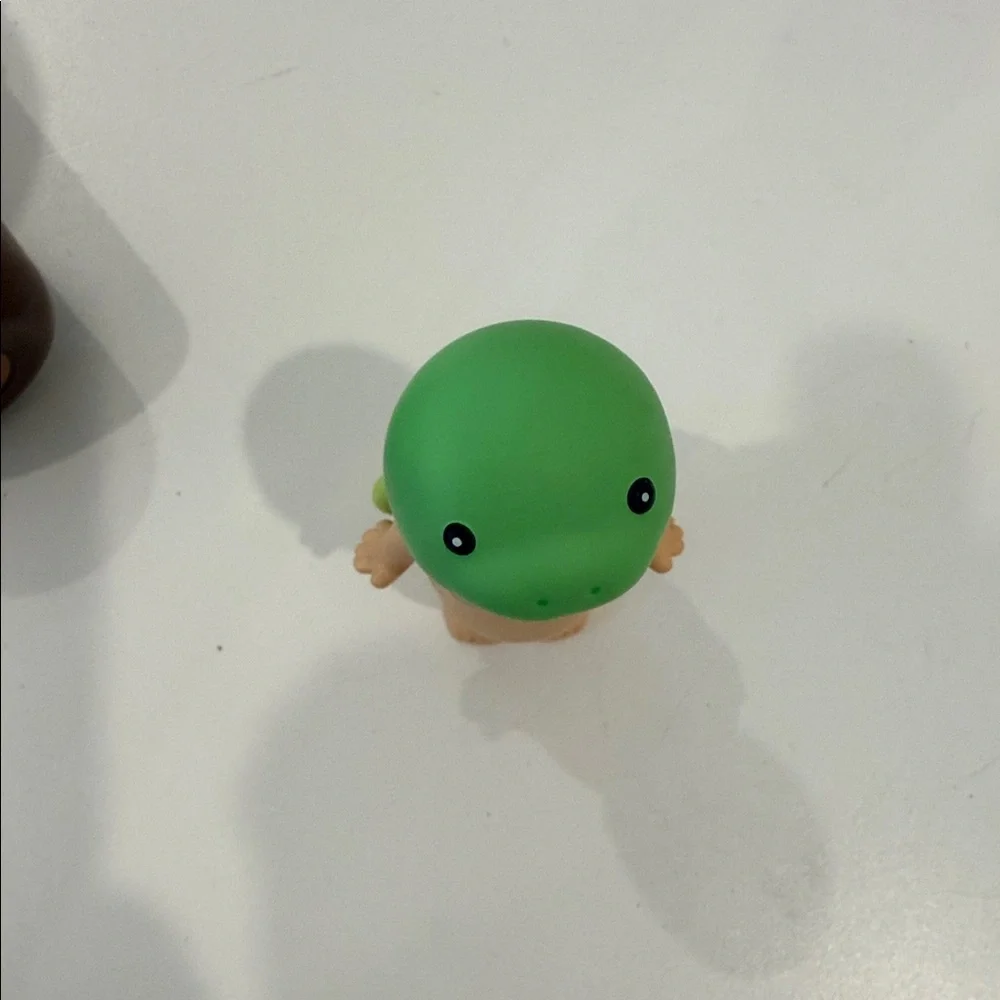 Cute Green Frog Costume Baby Doll Keychain - Kids Toy